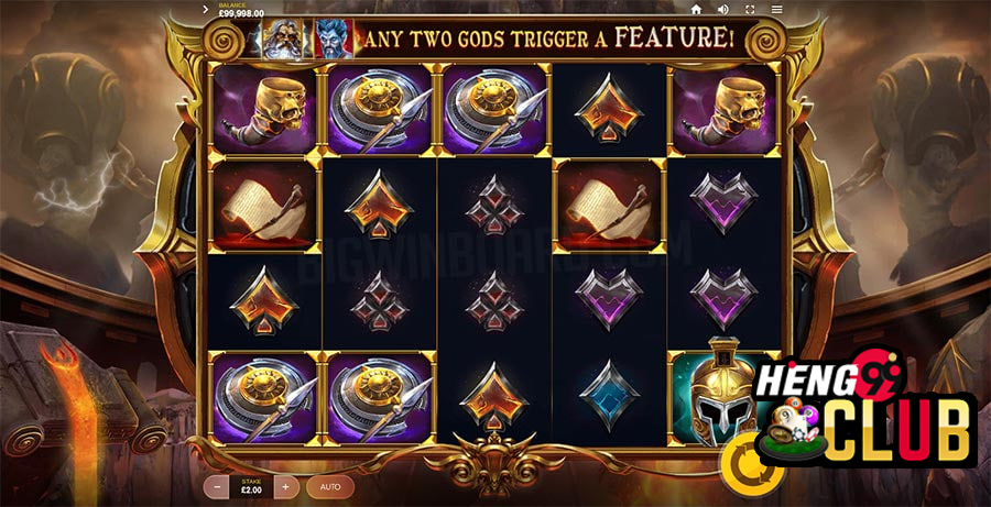 คุณสมบัติโบนัส War of Gods-heng99club