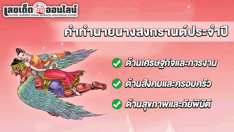 รูปภาพคำทำนายนางสงกรานต์ประจำปี2568ของ lekdedonline