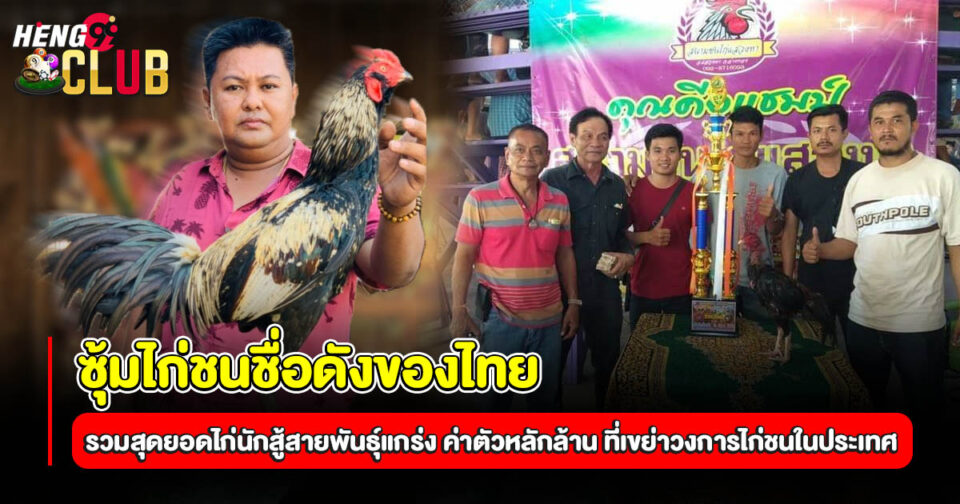 ซุ้มไก่ชนชื่อดัง-"famous-cockfighting-booth"